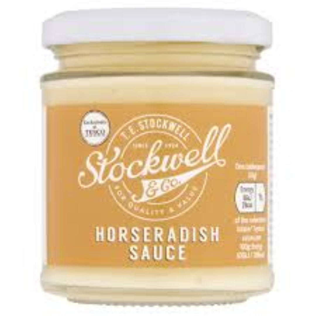 STOCKWELL HORSERADISH SAUCE 175G